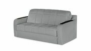 Прямой диван Татьяна серого цвета 120*200 см