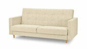 Прямой диван-кровать Басилио Лайт светлого цвета