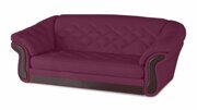 Прямой диван Антонин фиолетового цвета 120*200 см