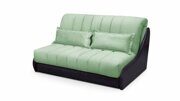 Прямой диван-кровать Симон Лайт мятного цвета 120*200 см