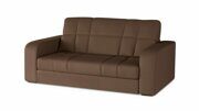 Прямой диван-кровать Джихад коричневого цвета 120*200 см