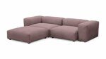 Угловой диван Фатих темно-розового цвета
