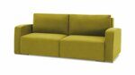 Прямой диван-кровать Орест Лайт горчичного цвета