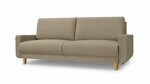 Прямой диван-кровать Саторнил светло-коричневого цвета