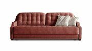 Прямой диван Буранбай бордового цвета