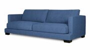 Прямой диван-кровать Памва синего цвета