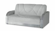 Прямой диван-кровать Амос серого цвета 120*200 см