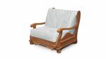 Кресло-кровать Митрофан Бук 70*200 см светло-серого цвета