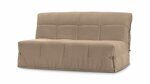 Прямой диван Коинт светло-коричневого цвета 120*200 см