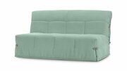 Прямой диван Коинт мятного цвета 120*200 см