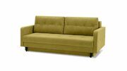 Прямой диван-кровать Барб Лайт горчичного цвета