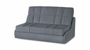 Прямой диван-кровать Валериан серого цвета 120*200 см