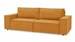 Прямой диван-кровать Сфенел 2 оранжевого цвета