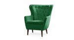 Кресло Дион темно-зеленого цвета