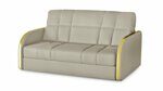 Прямой диван-кровать Баха Лайт бежевого цвета 120*200 см