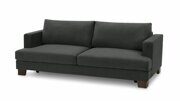 Прямой диван-кровать Маркелл темно-серого цвета
