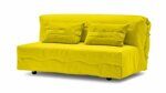 Прямой диван Вахид желтого цвета 120*200 см