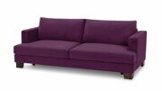 Прямой диван-кровать Маркелл фиолетового цвета
