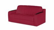 Прямой диван Татьяна красного цвета 120*200 см